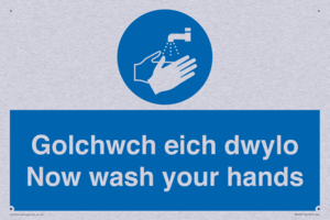 golchwch eich dwylo
